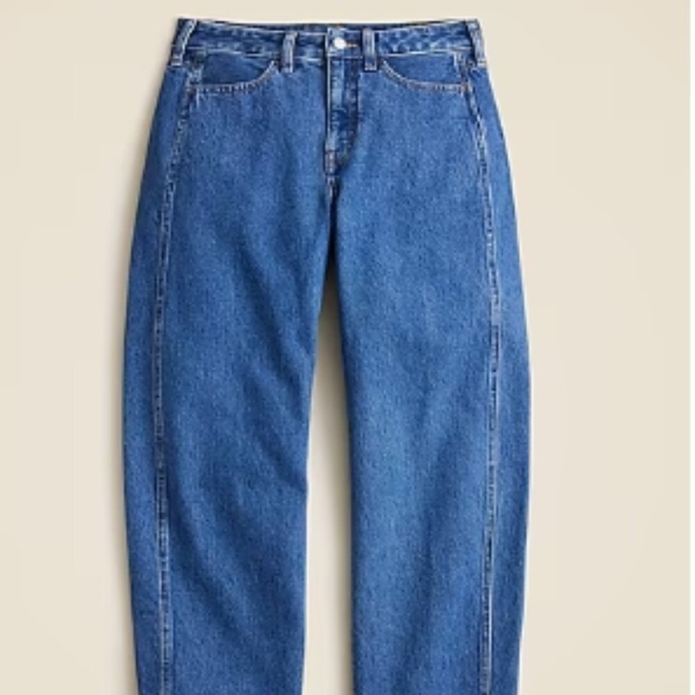 J.Crew Barrel-Leg Jean – Elaine Wash – Size 25 – NWT - Picture 3 of 4